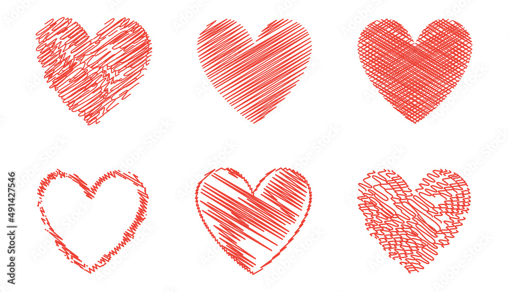 Heart contour vector. Red hand drawn love icon isolated. Paint brush stroke heart icon. Hand drawn vector for love logo, heart symbol, doodle icon and Valentine's day. Painted grunge vector shape Heart contour vector. Red hand drawn love icon isolated. Paint brush stroke heart icon. Hand drawn vector for love logo, heart symbol, doodle icon and Valentine's day. Painted grunge vector shape