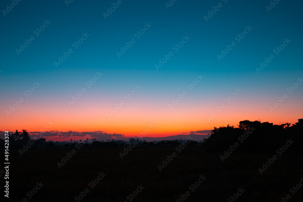 Beautiful Twilight sky with colorful sunset nature abstract background Beautiful Twilight sky with colorful sunset nature abstract background