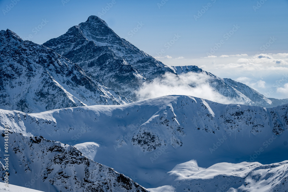snow covered mountains, tatrytrekking