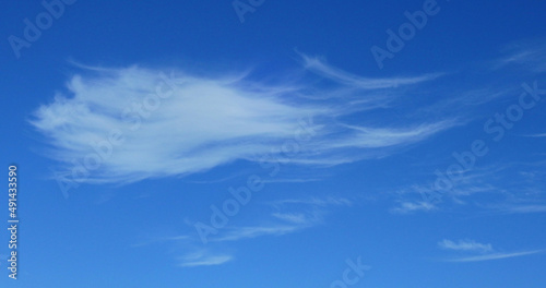 white cloud on blue sky background