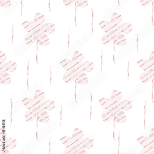 Wallpaper Mural seamless stripe flower background , greeting card or fabric Torontodigital.ca