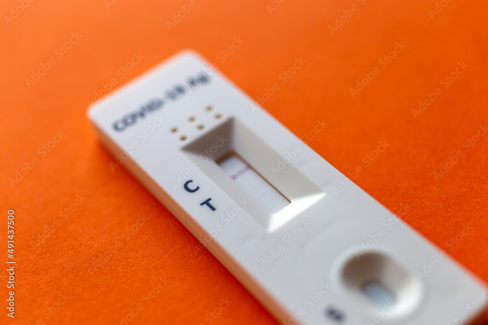 Negative test result by using rapid test device for COVID-19 Negative test result by using rapid test device for COVID-19