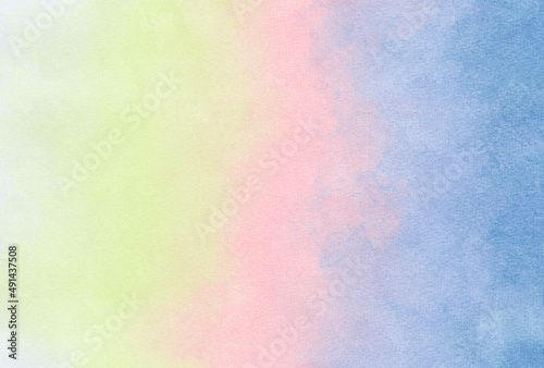 背景素材_水彩テクスチャ_パステルカラー