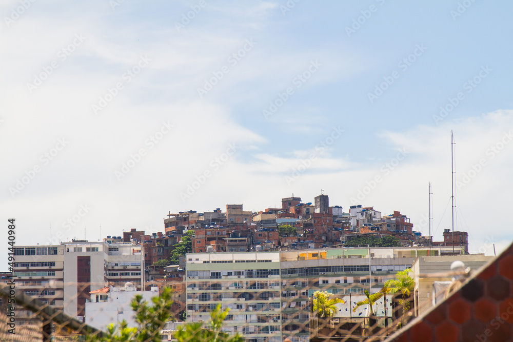 Cantagalo Hill in the Ipanema neighborhood of Rio de Janeiro.