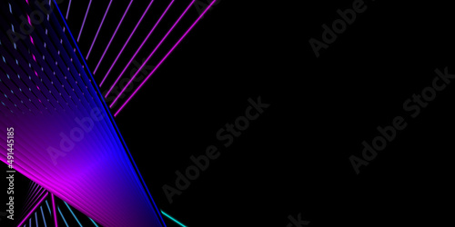 Abstract black, purple and blue background