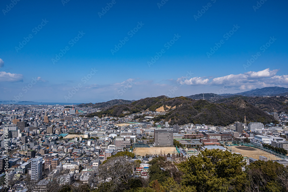 松山城 - 天守閣からの眺望