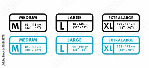 Size diapers symbol logo template illustration. suitable for product diapers label