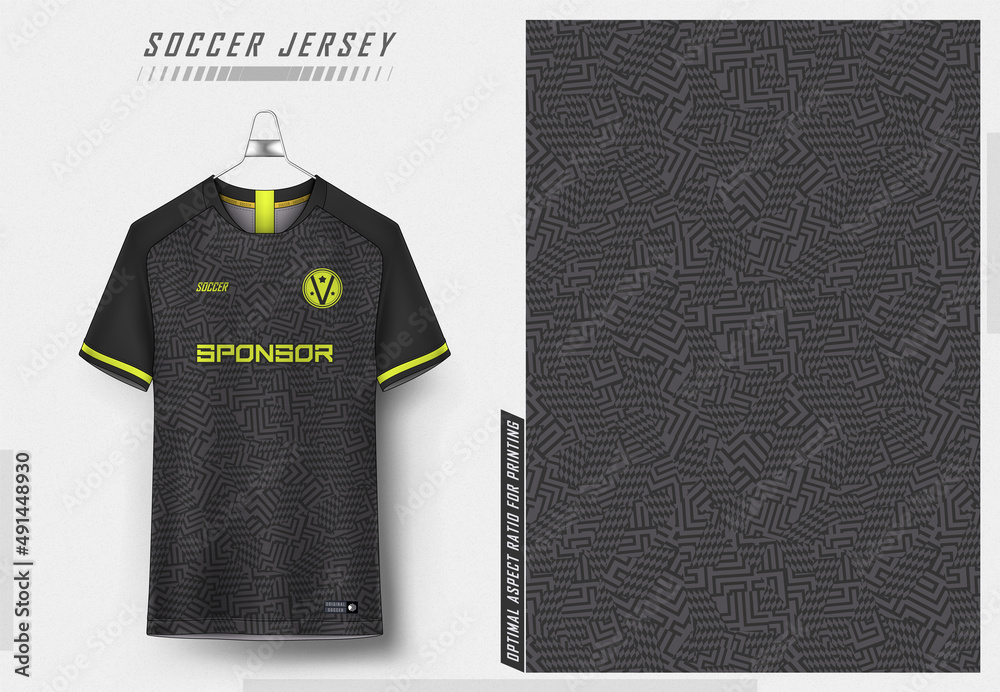 Fototapeta premium Soccer jersey design for sublimation 