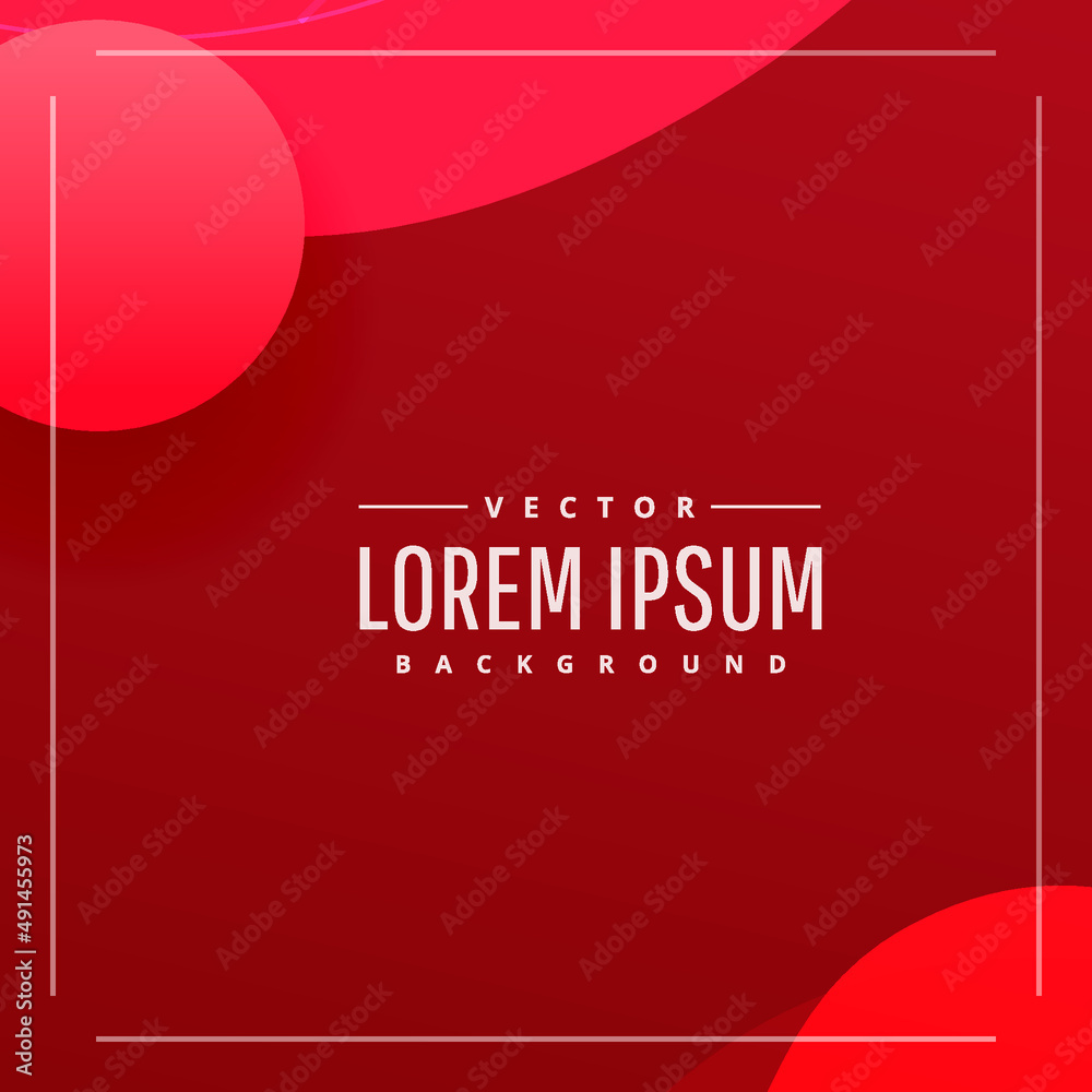 Modern background with red wave Modern background with red wave