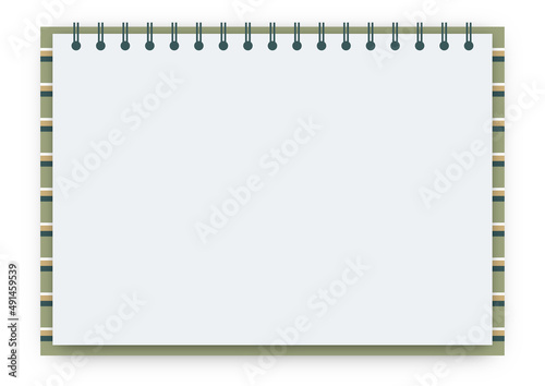 白紙のリングノート