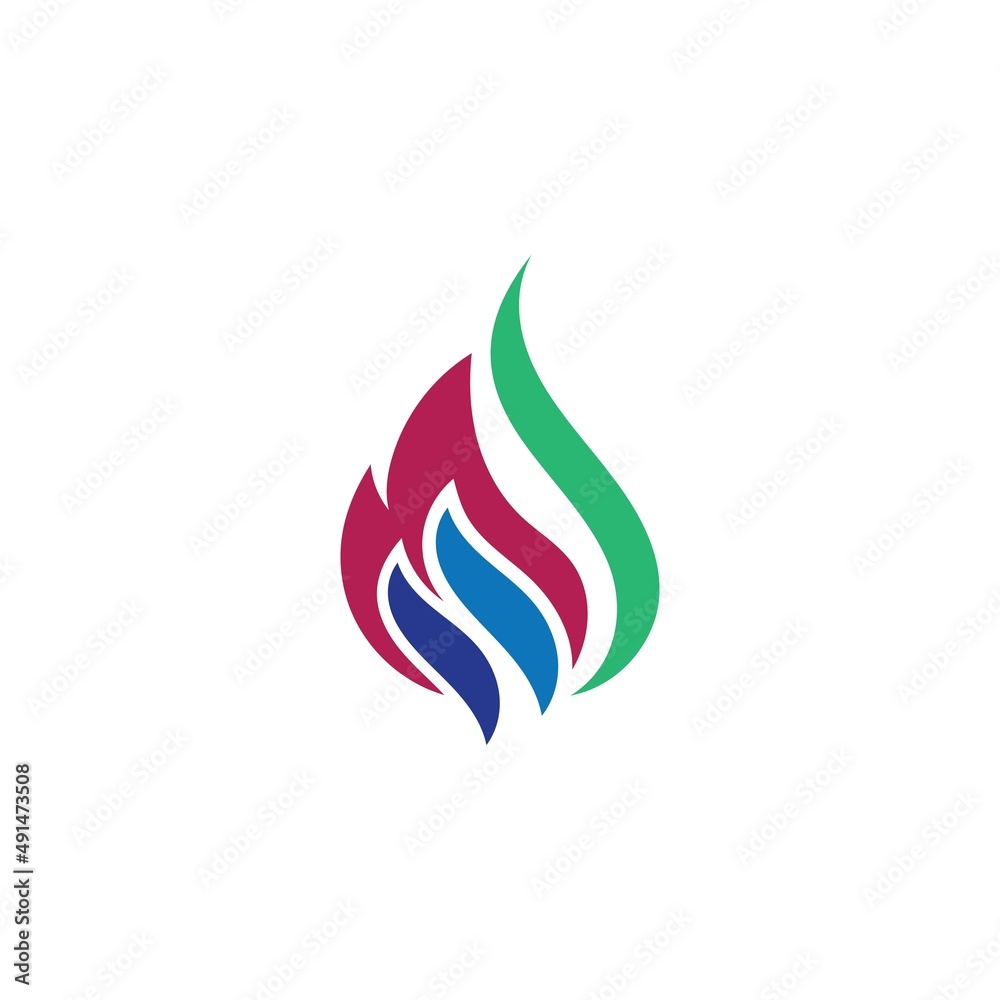 Fire flame vector illustration design template Fire flame vector illustration design template