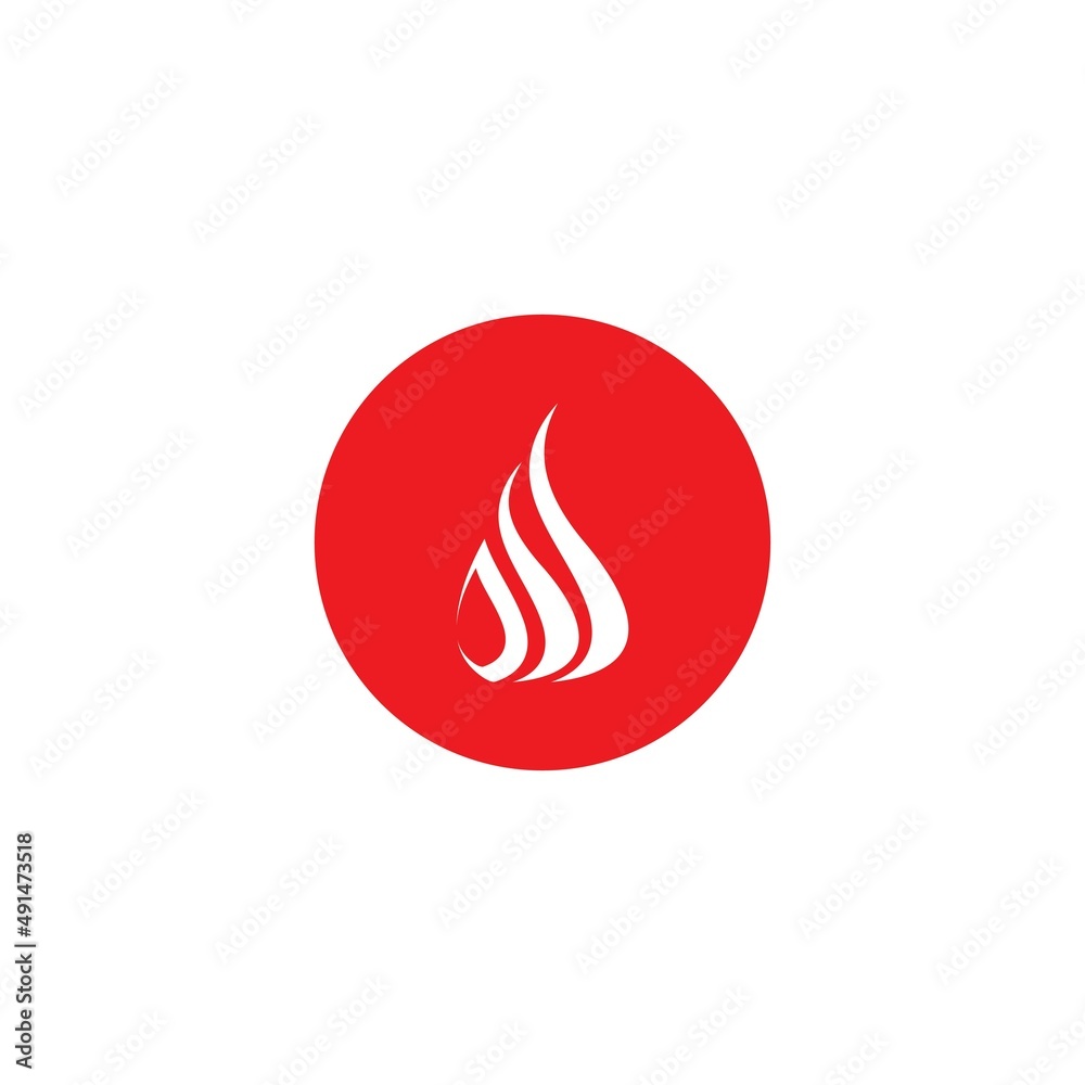 Fire flame vector illustration design template Fire flame vector illustration design template