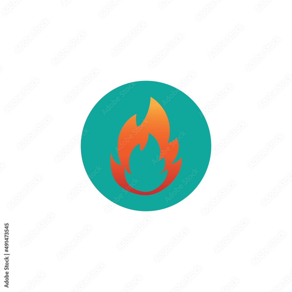 Fire flame vector illustration design template Fire flame vector illustration design template