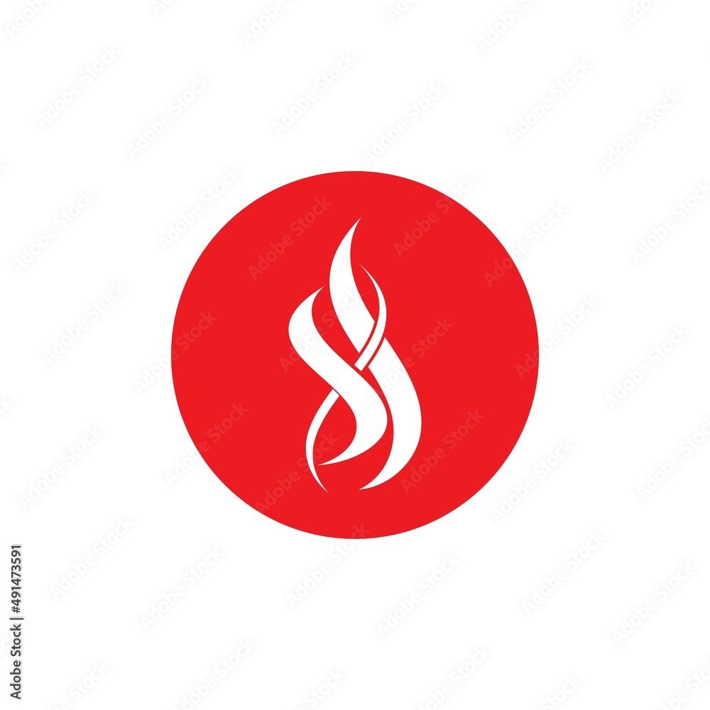Fire flame vector illustration design template Fire flame vector illustration design template