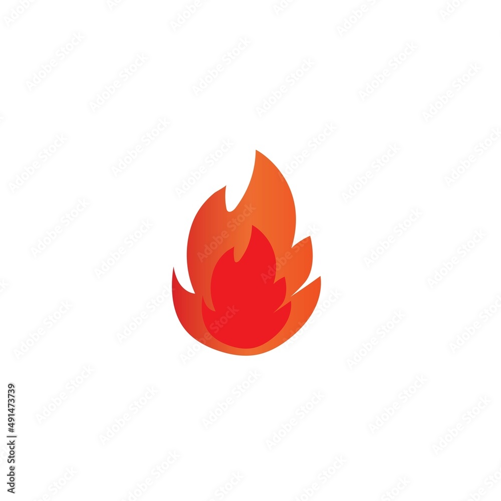 Fire flame vector illustration design template Fire flame vector illustration design template