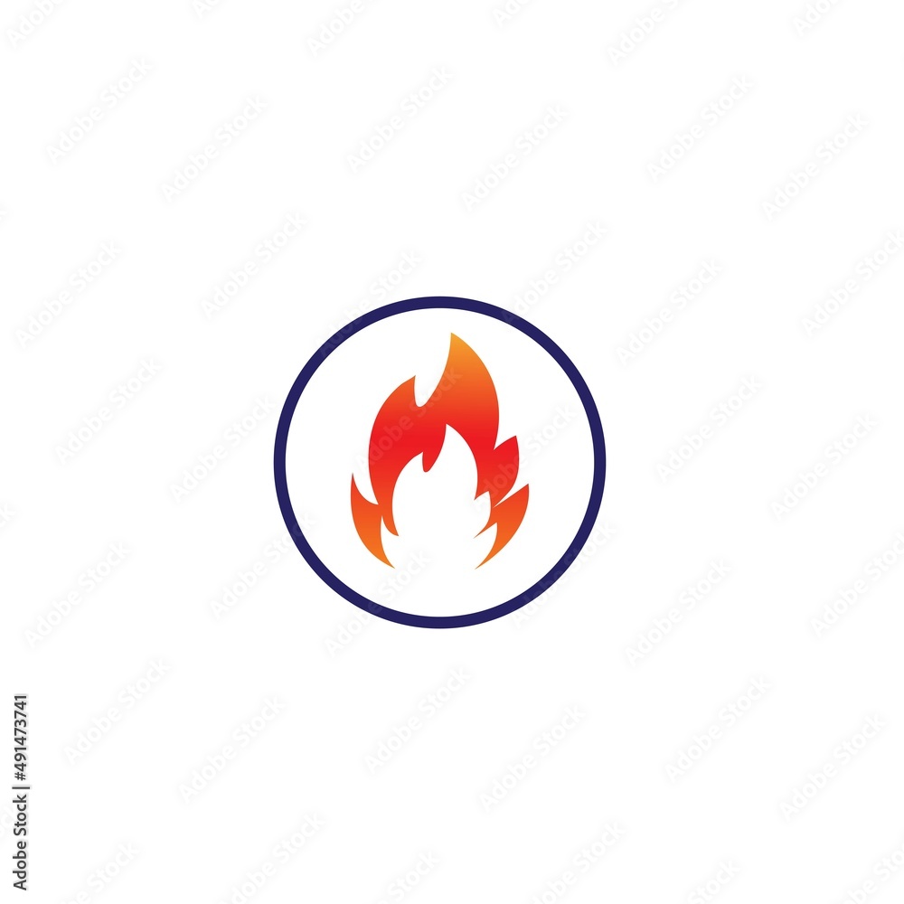Fire flame vector illustration design template Fire flame vector illustration design template