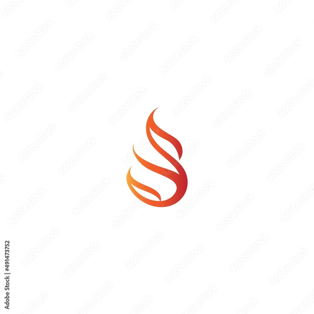 Fire flame vector illustration design template Fire flame vector illustration design template