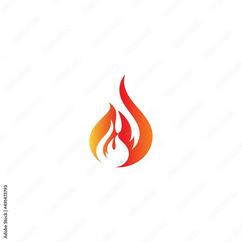 Fire flame vector illustration design template Fire flame vector illustration design template