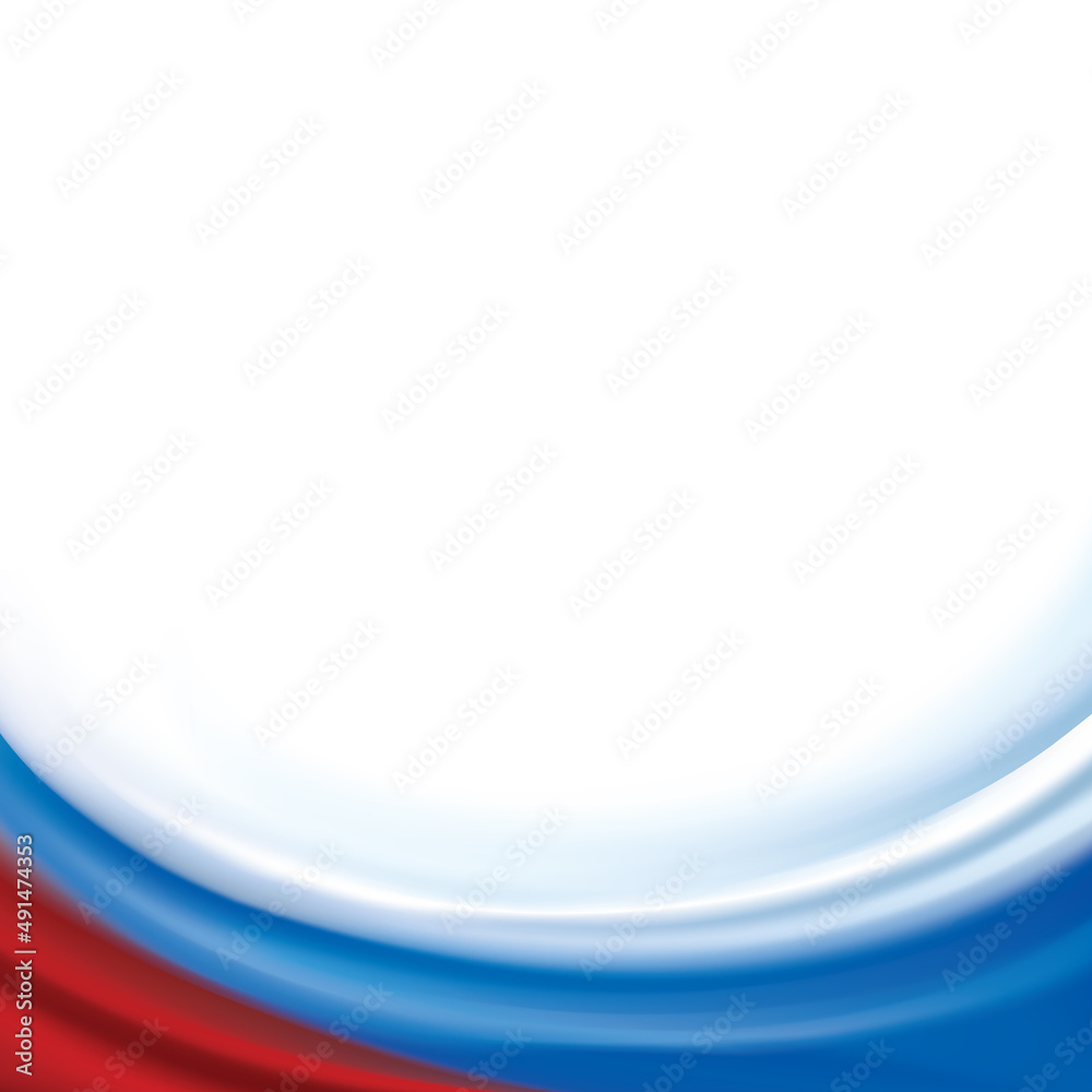 Vector drawing light wavy pattern of Russian flag Vector drawing light wavy pattern of Russian flag