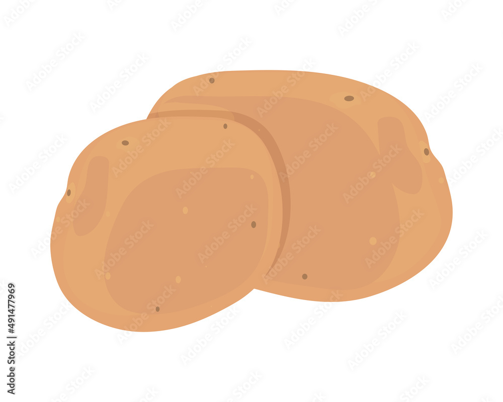 potatoes icon flat potatoes icon flat