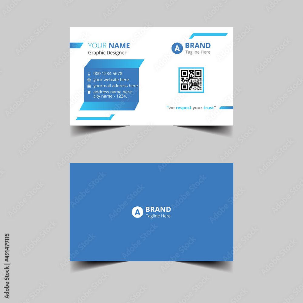 Creative corporate business card template vector design Creative corporate business card template vector design