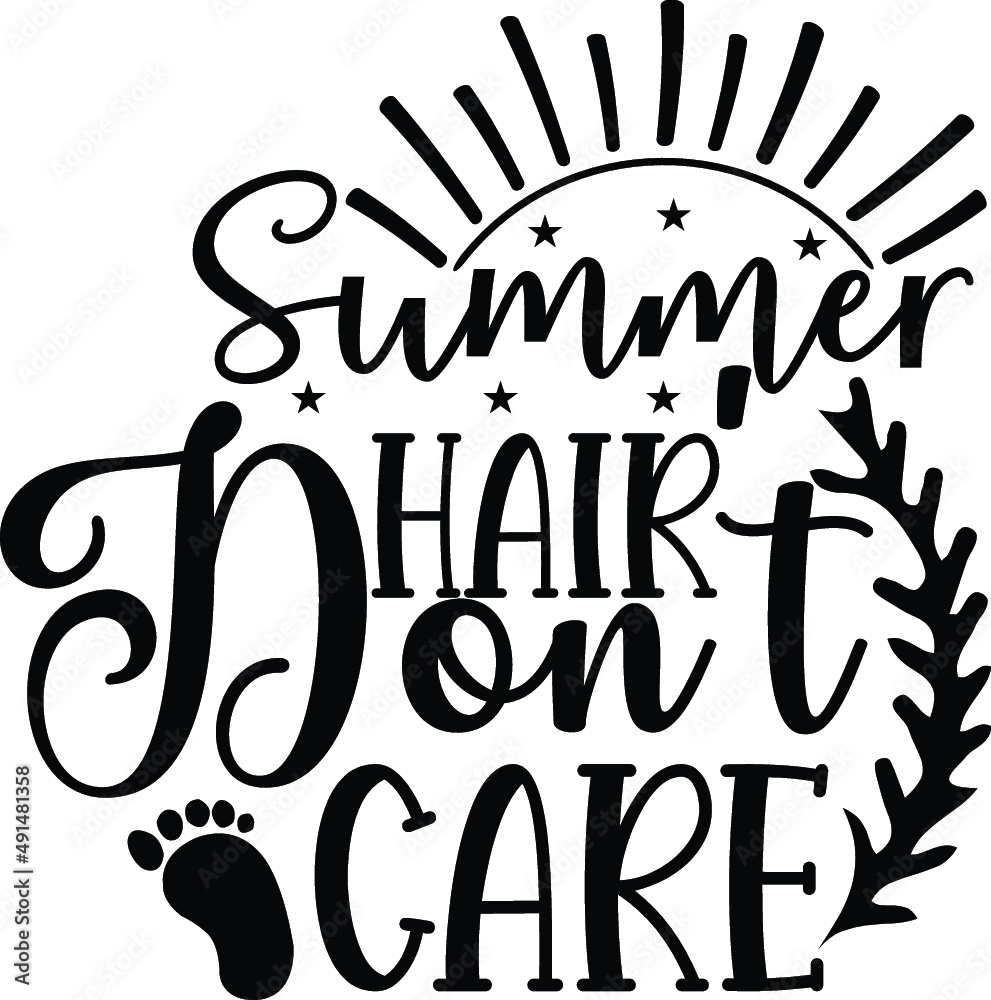 summer svg design cutting files