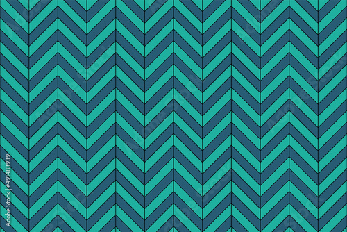 Modern interior flooring design. Seamless herringbone floor pattern. Pavement masonry template. Parquet design texture. Cladding subway texture. Geometric architectural grid. Vector illustration.