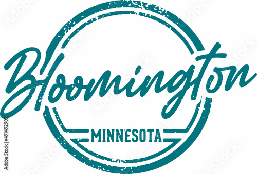 Bloomington Minnesota USA City Stamp photo