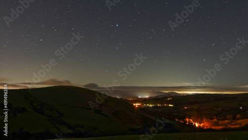 Starry Night Sky - Peak District - England - Derbyshire 