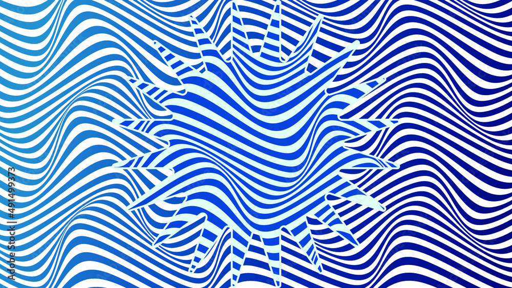 Obraz premium ABSTRACT COLORFUL GRADIENT WAVY LINE PATTERN BACKGROUND. COVER DESIGN 