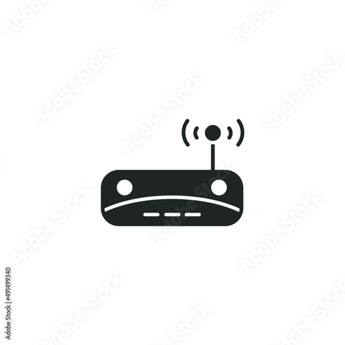 Router icons symbol vector elements for infographic web 