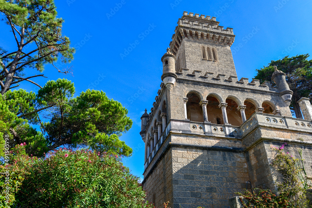 Obraz premium Aussichtsturm des Palácio Sotto Maior in Figueira da Foz, Portugal