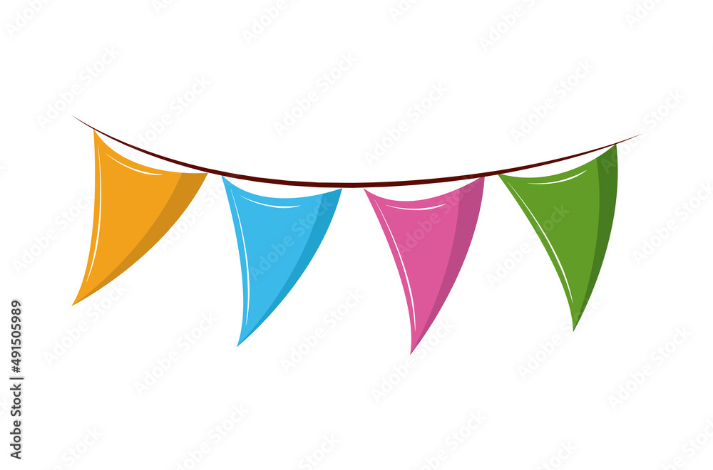 Obraz premium garland festive decoration