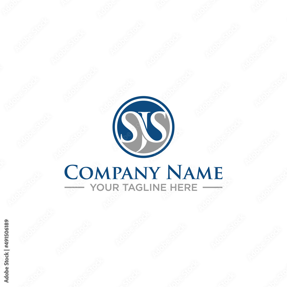 SJS Initial Logo Design for Your Company