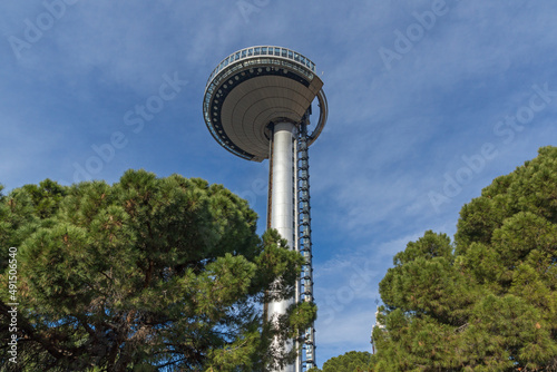Lighthouse of Moncloa in Madrid, Spain photo