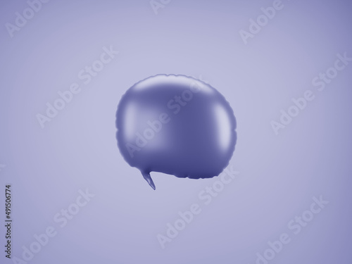 Purple Speech Balloon template