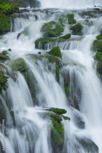 Waterfall in the valley of Araitz  Betelu  Navarre