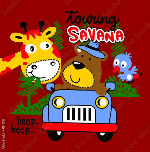 Touring Savana Baby Vector Design