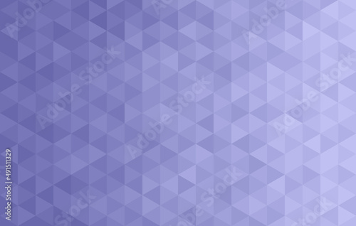 Triangle geometric pattern purple very peri gradient. Abstract background design for publication, cover, banner, poster, web design, backdrop, wall. Vector illustration.