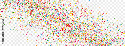 Colorful Element Background Transparent Vector. Geometric Carnaval Template. Multicolored Fiesta. Bright Polka Event. Circle Celebration Texture.