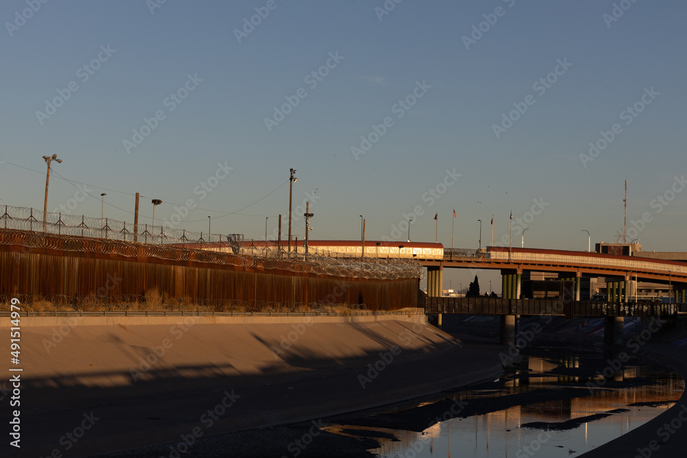 Santa Fe International Bridge, from Ciudad Juarez to El Paso Texas