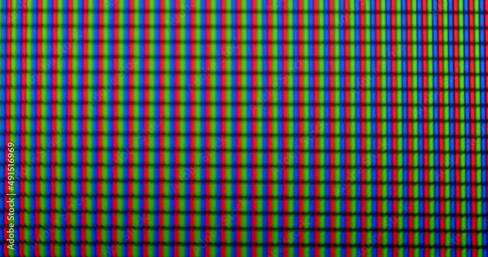 Flashing different colors in bokeh effect. Pixels change color. Dynamic