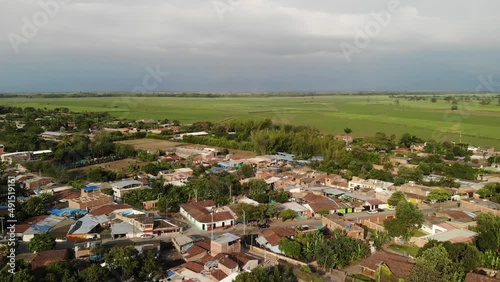 Rozo. Valle del Cauca. Colombia. Aerial view. photo