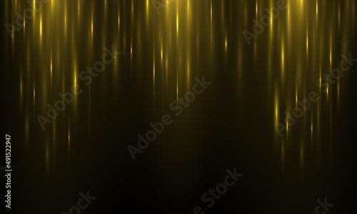 Yellow stripe  glow light lines vertical motion