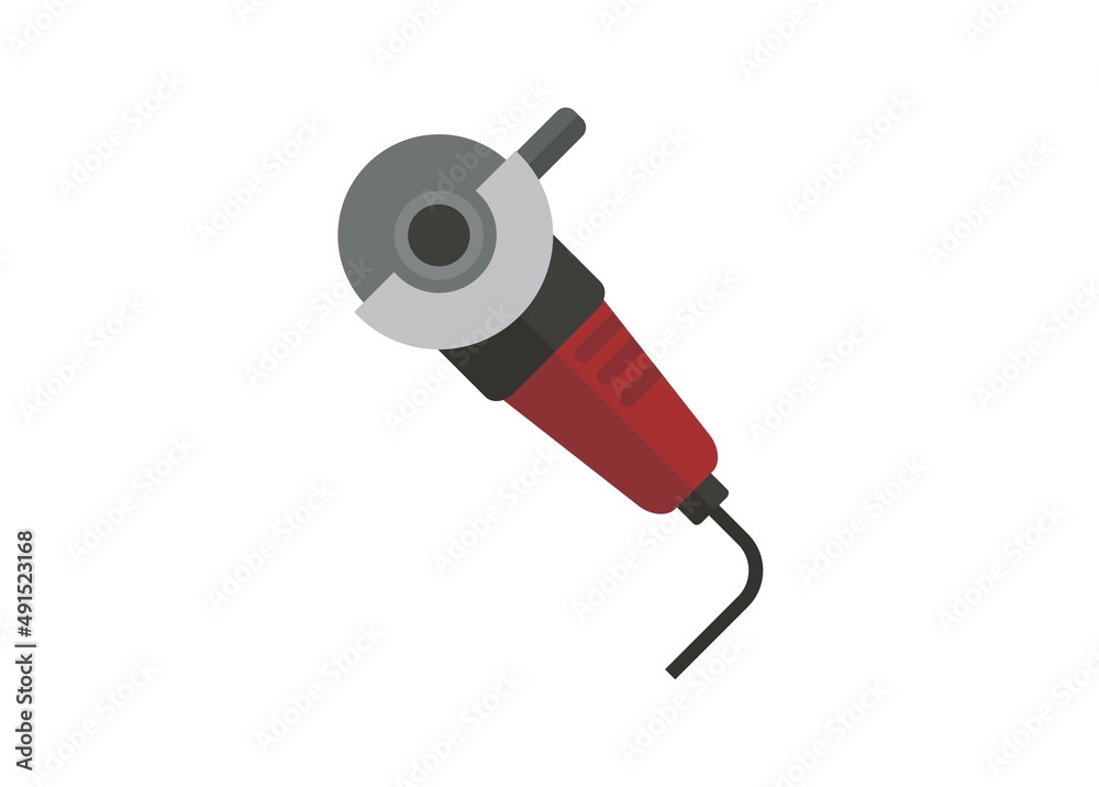 Grinding machine. simple flat illustration. Grinding machine. simple flat illustration.