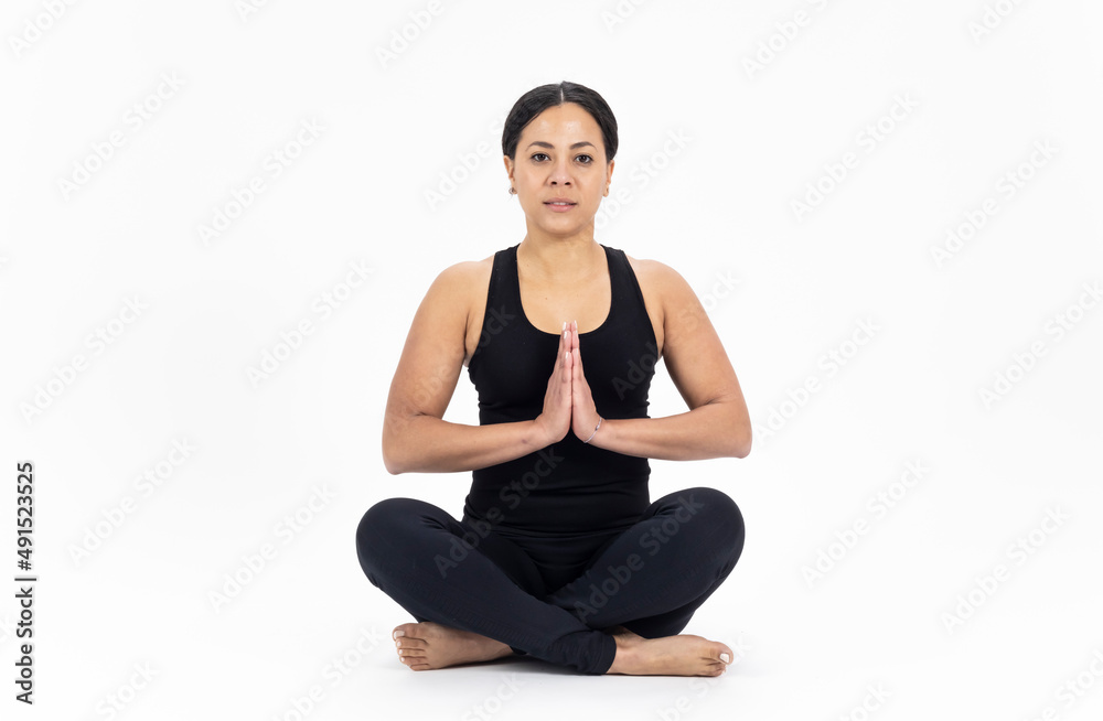 acroyoga in white background