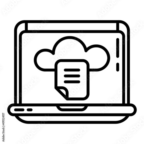 laptop and backup data