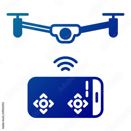smartphone and drone