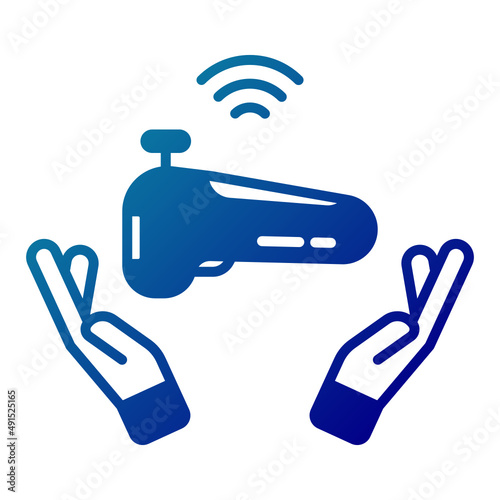 hand and controller gamepad