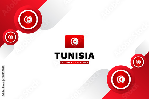 Tunisia independence day event background